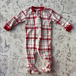 Petit Lem Festive Scarlet Plaid (3 mo)